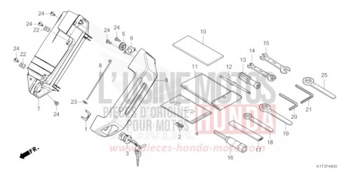OUTIL/BOITE A OUTILS CRF300LAM de 2021